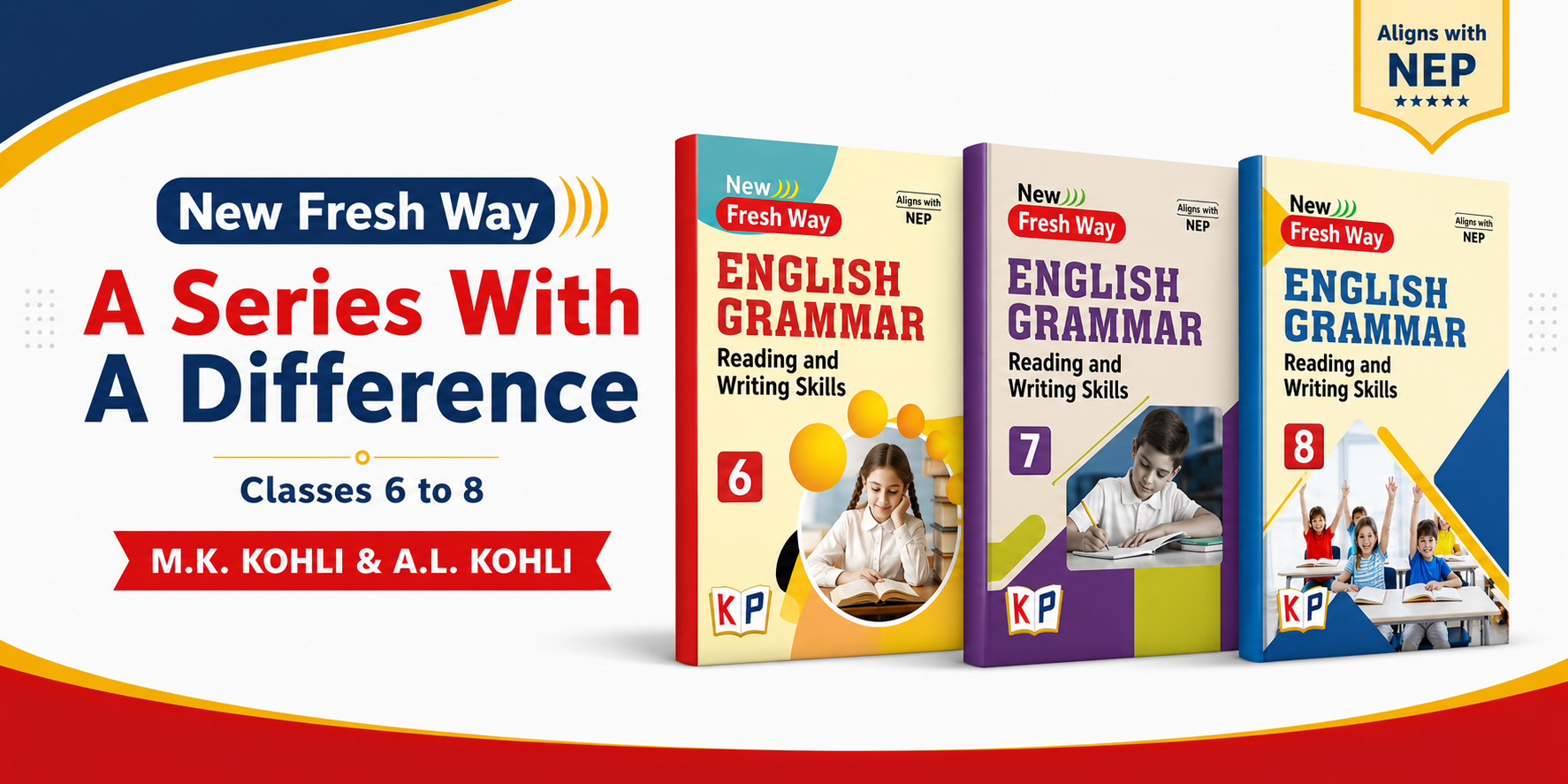 New Fresh Way English Grammar — Classes 6–8